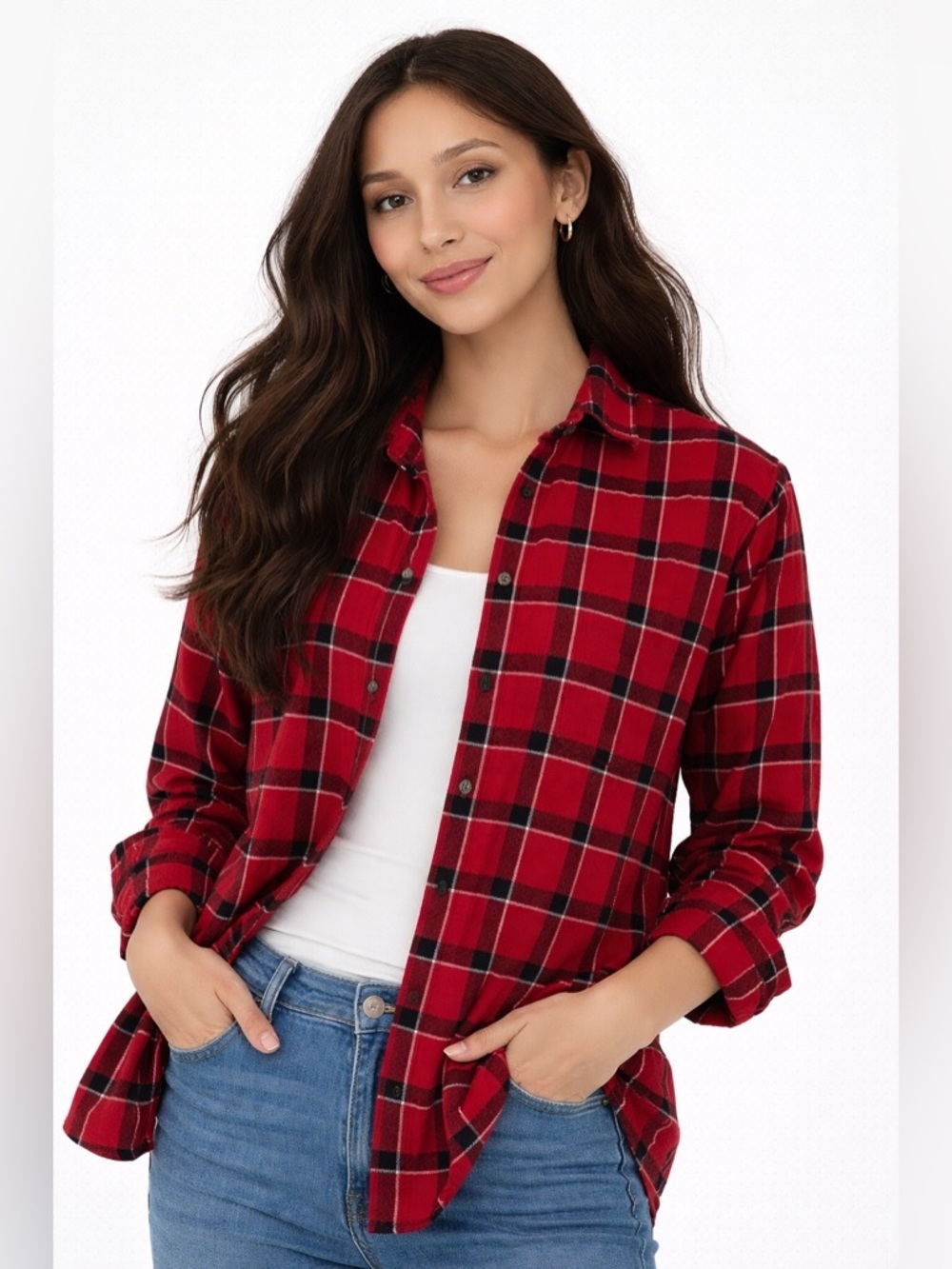 Abercrombie & Fitch Boyfriend Plaid Shirt Small
